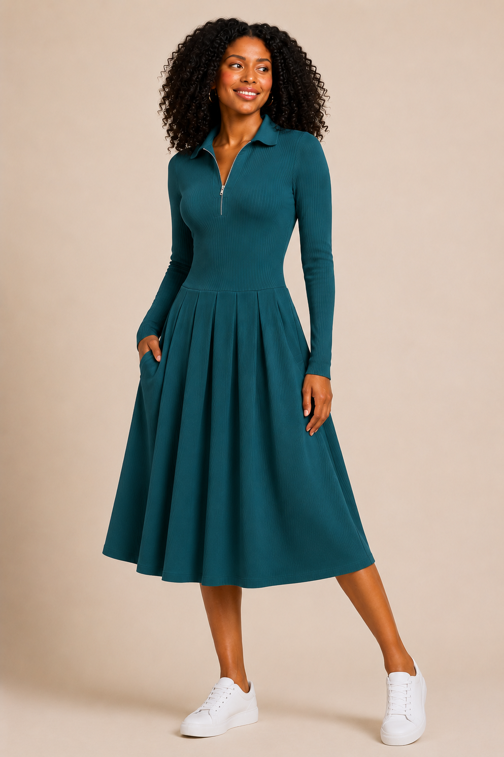 Dahlia Pleated Athletic Dress