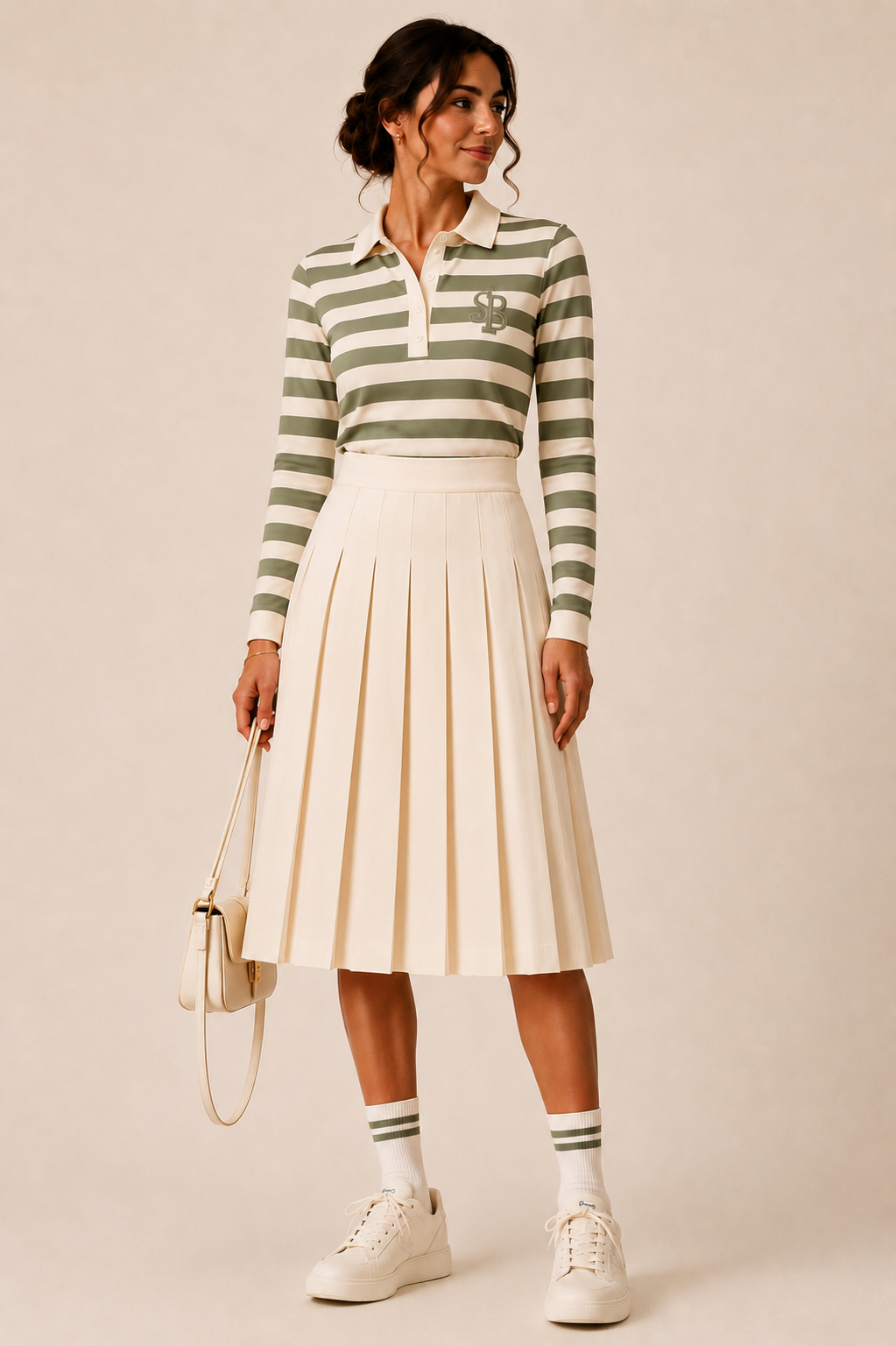 Poppy Stripe Polo