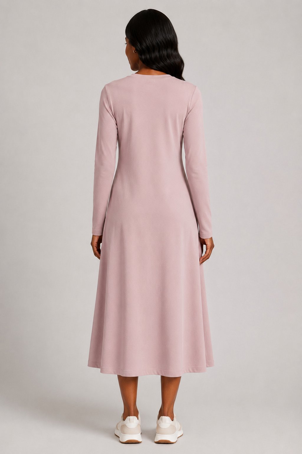 Blossom Midi A-line T-Shirt Dress