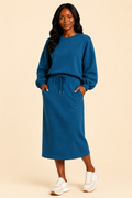 Sweat-pea Cozy Sweatshirt Skirt Set