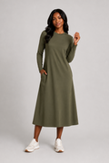 Blossom Midi A-line T-Shirt Dress