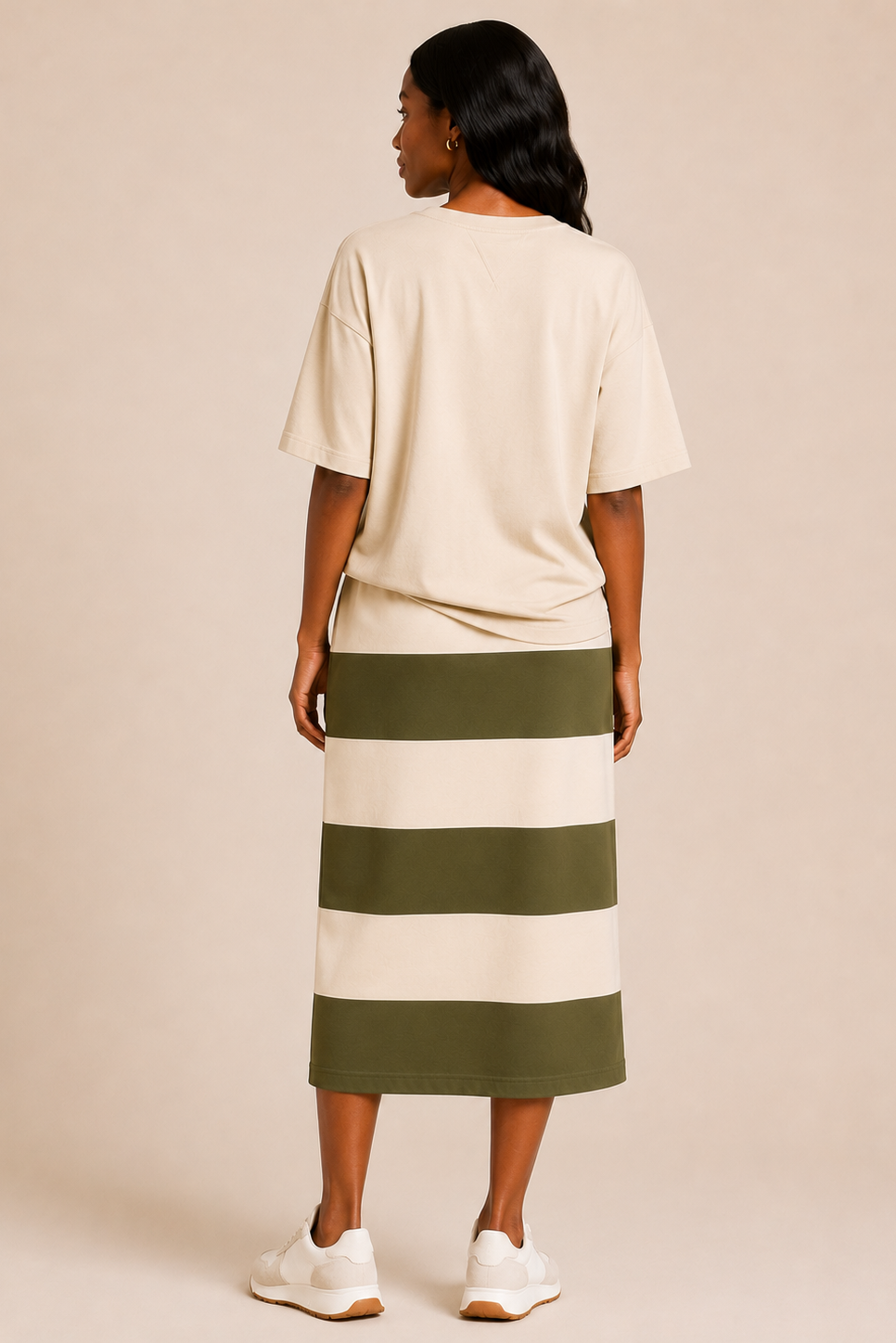 Tulip Stripe Skirt