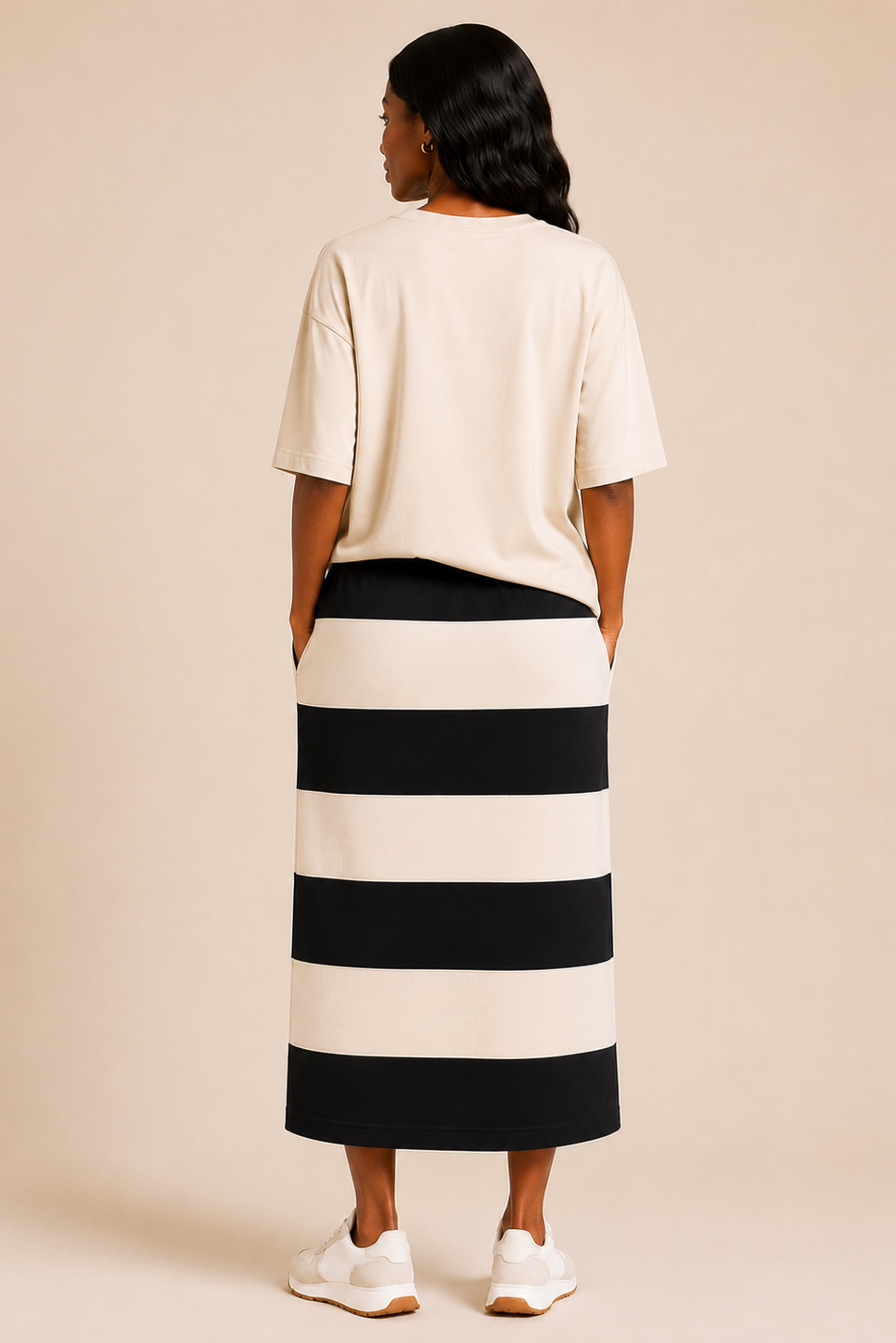 Tulip Stripe Skirt