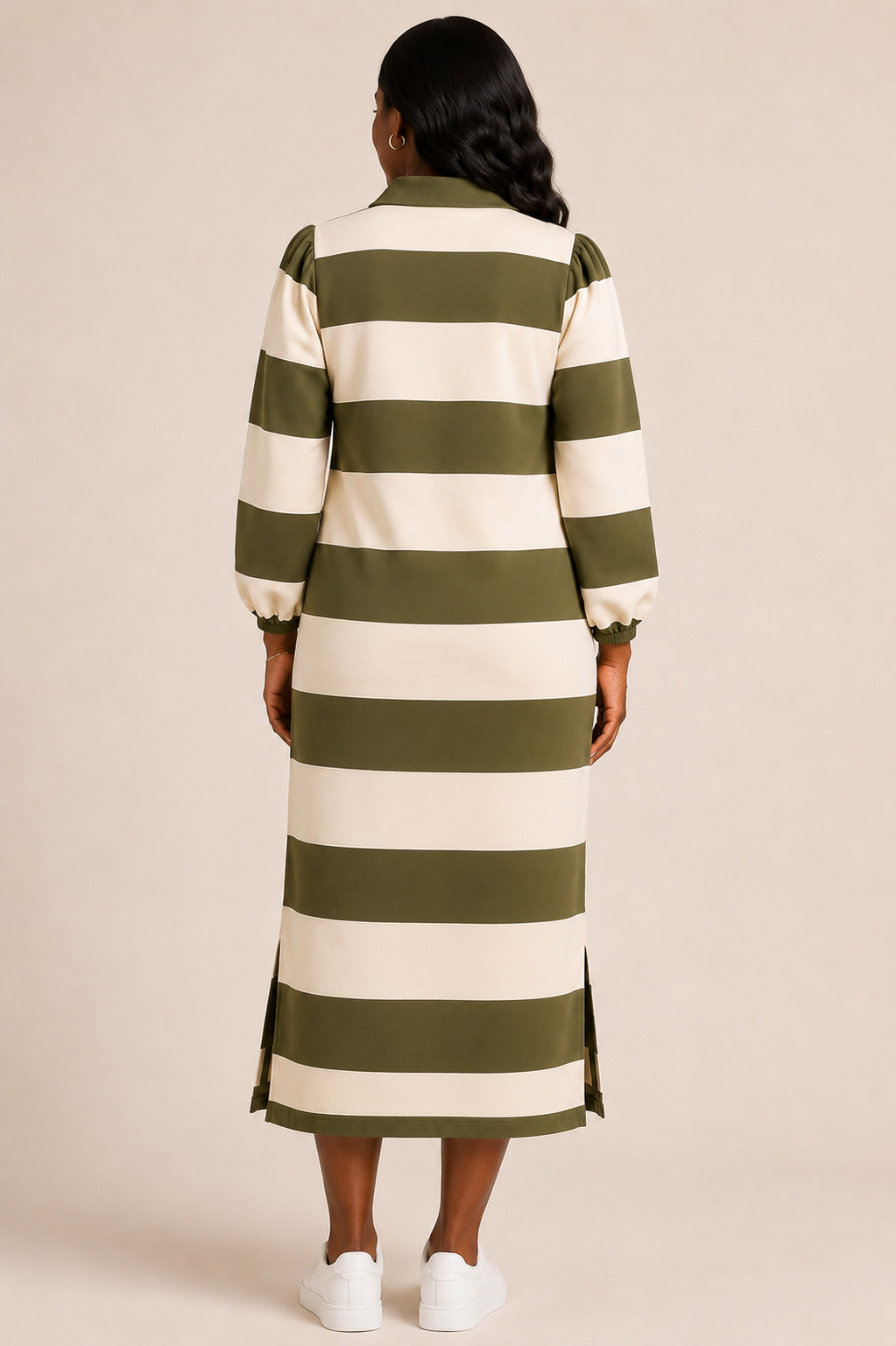 The Iris Striped Collar Dress