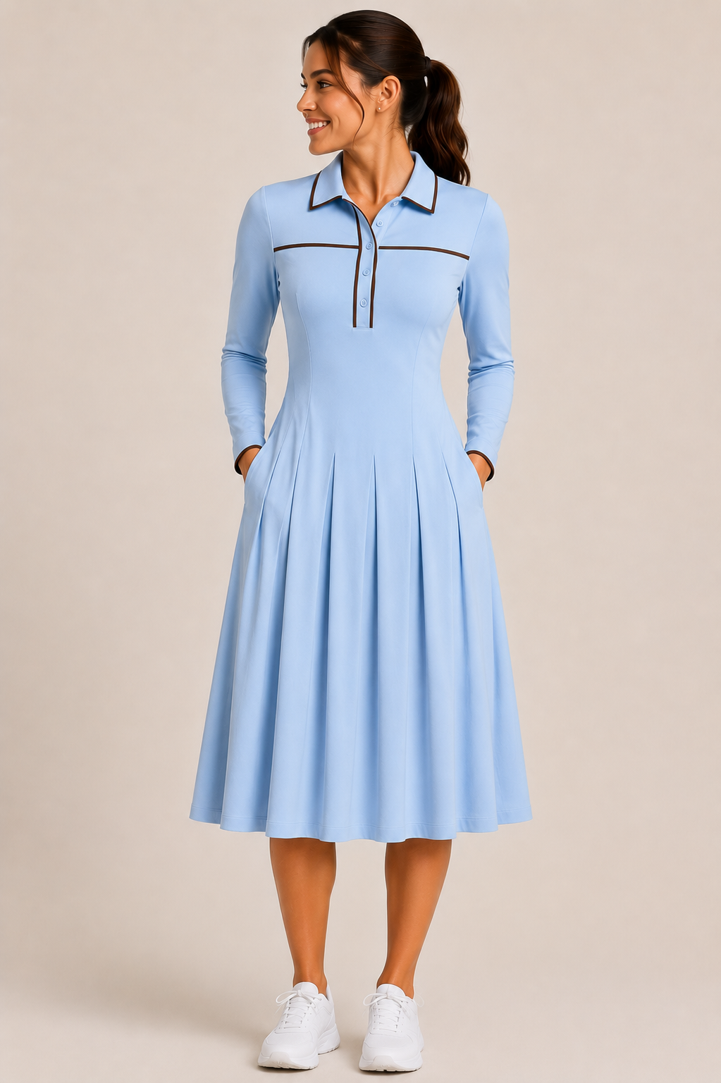 Zinnia Pleated Athletic Dress