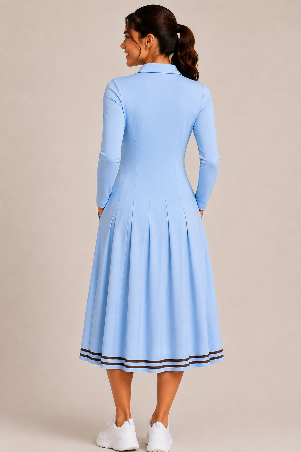 Zinnia Pleated Athletic Dress