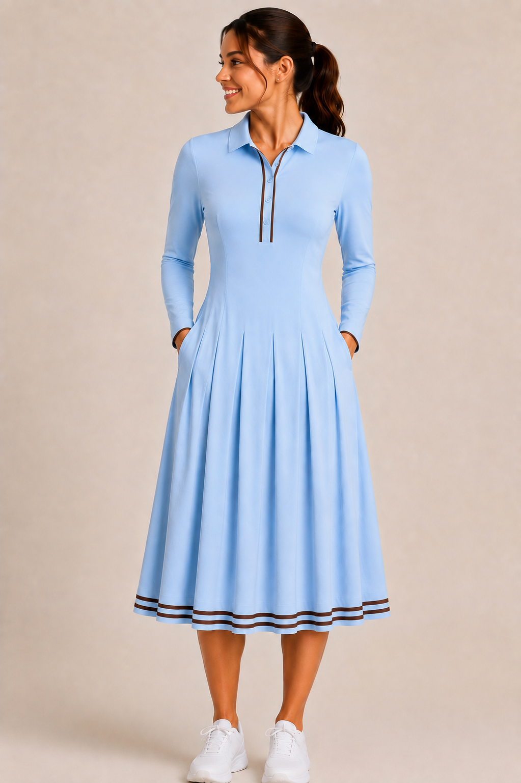 Zinnia Pleated Athletic Dress